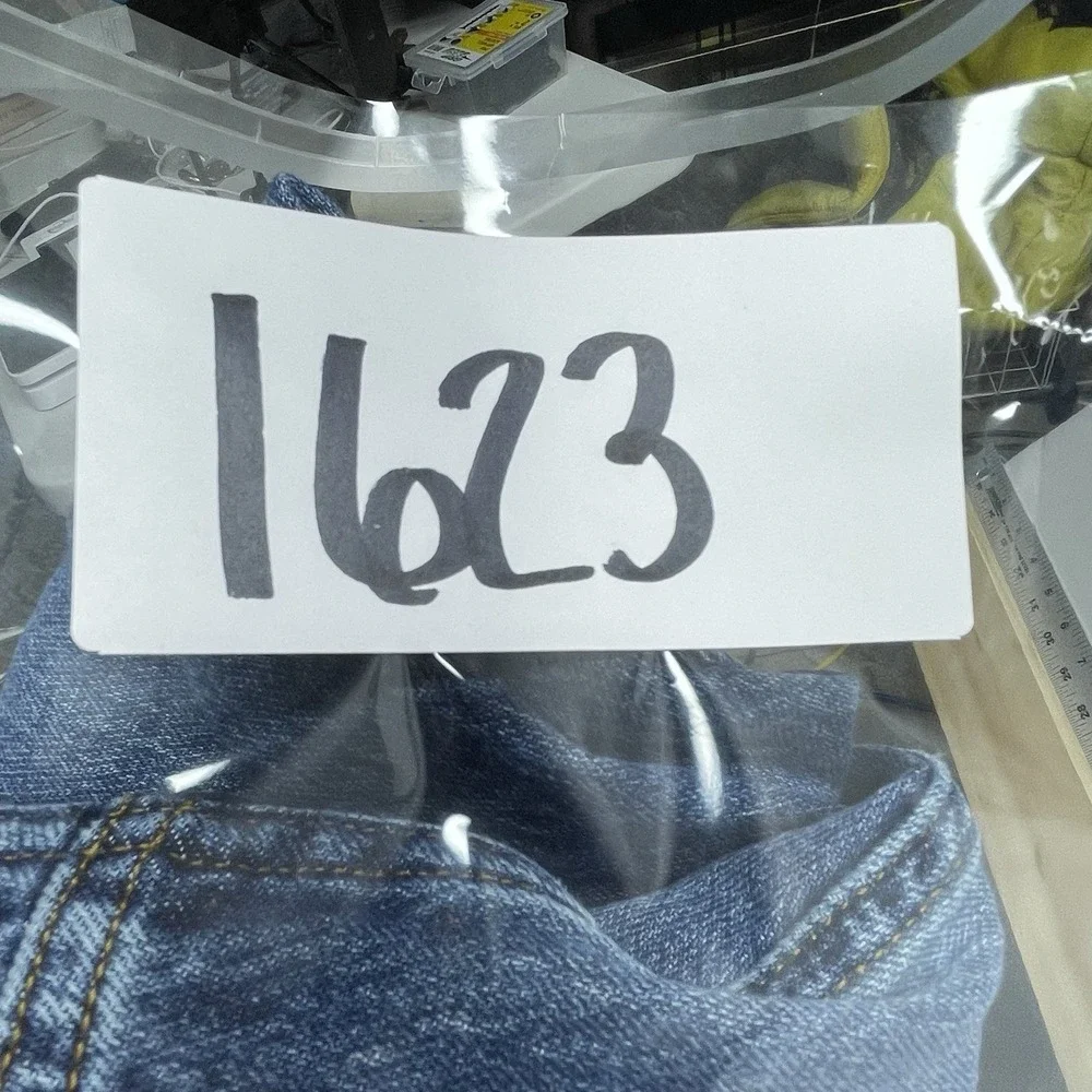 J Crew Women's‎ Jeans 32 Slim Boyfriend Blue Raw Hem